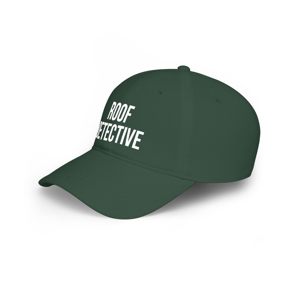 Roof Detective Cap – Embroidered Low Profile Baseball Hat for Roofers & Inspectors