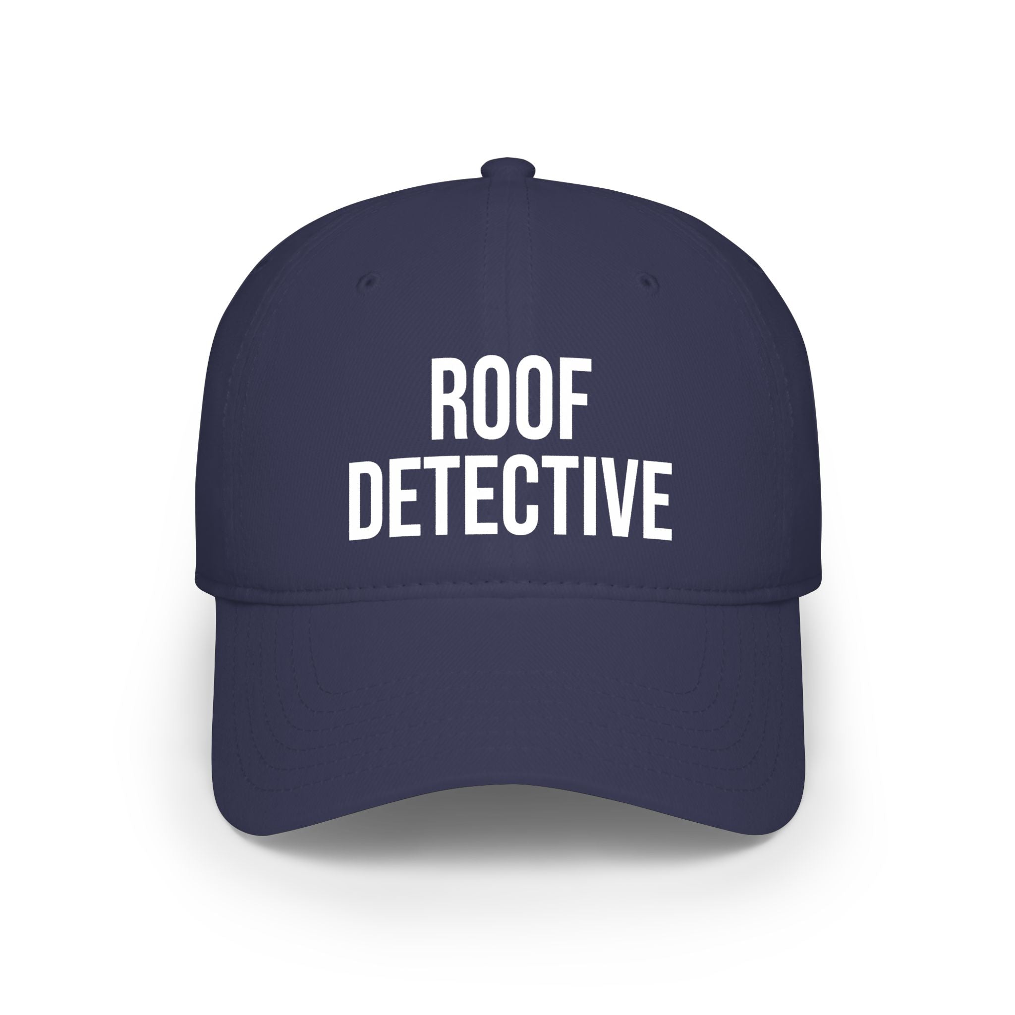 Roof Detective Cap – Embroidered Low Profile Baseball Hat for Roofers & Inspectors