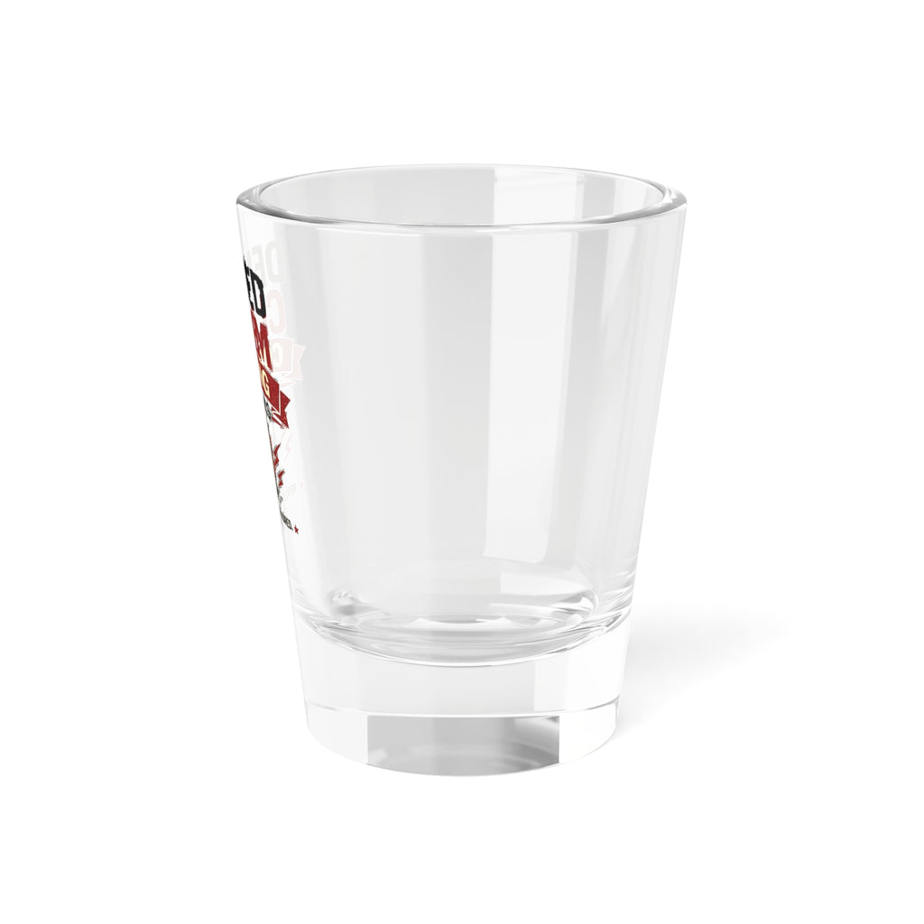 Denied Claim Coping Shot Glass – Funny 1.5oz Liquor Glass for Insurance Adjusters & Stress Relief