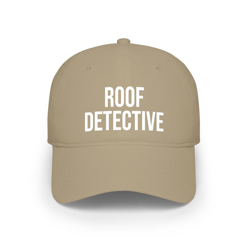 Roof Detective Cap – Embroidered Low Profile Baseball Hat for Roofers & Inspectors