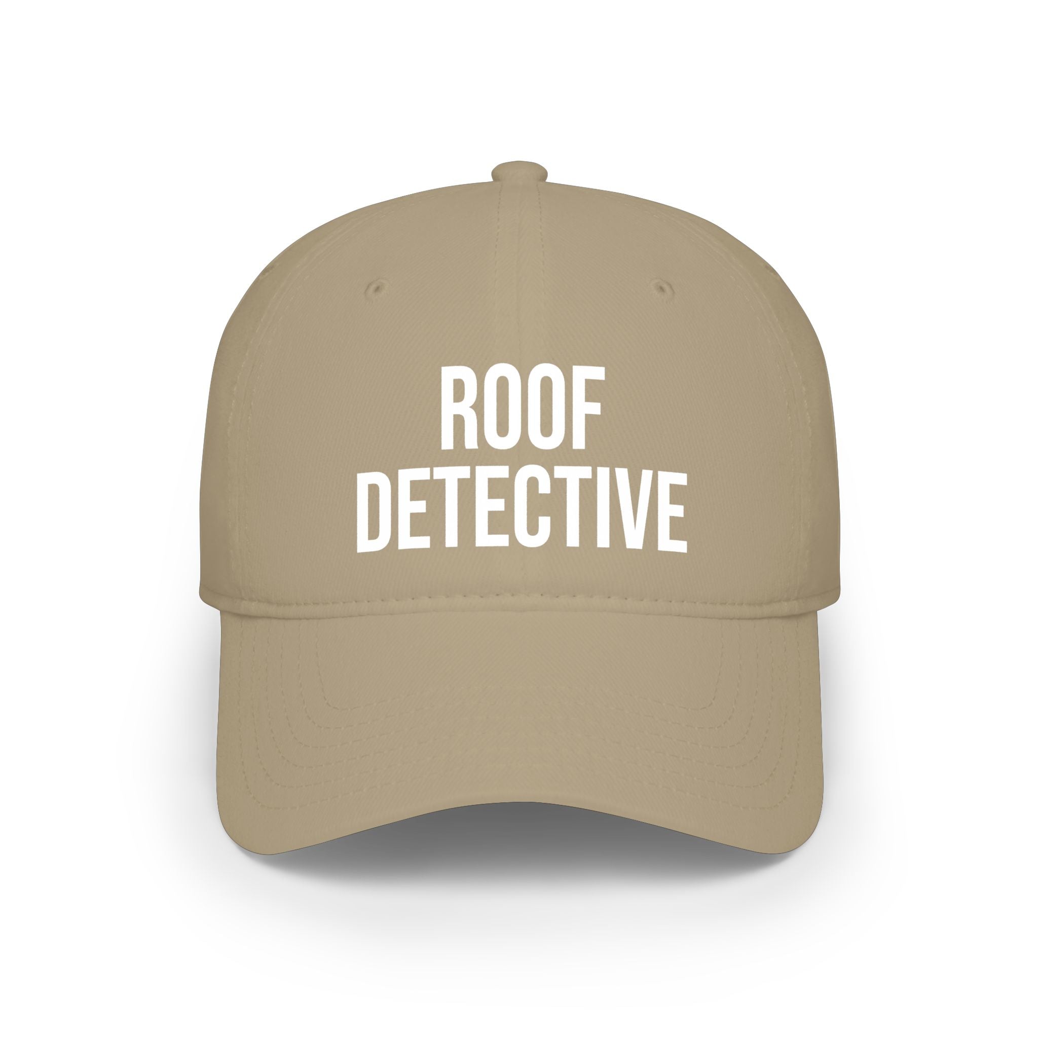 Roof Detective Cap – Embroidered Low Profile Baseball Hat for Roofers & Inspectors