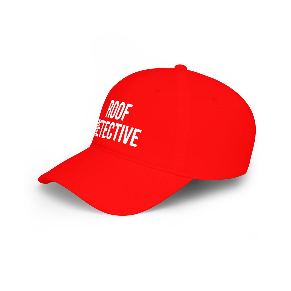 Roof Detective Cap – Embroidered Low Profile Baseball Hat for Roofers & Inspectors