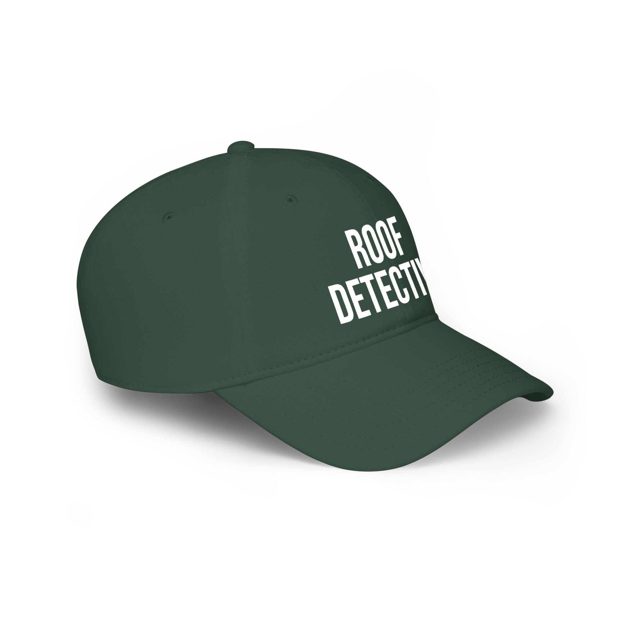 Roof Detective Cap – Embroidered Low Profile Baseball Hat for Roofers & Inspectors