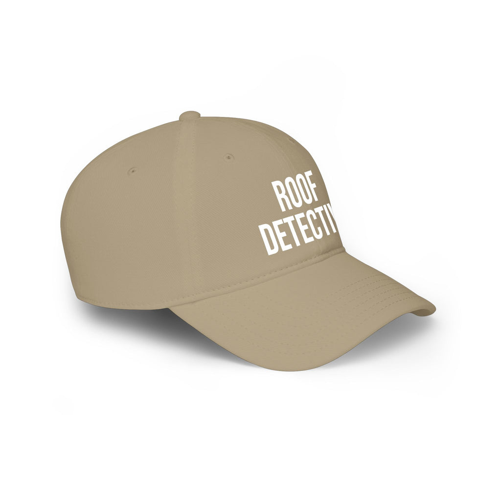 Roof Detective Cap – Embroidered Low Profile Baseball Hat for Roofers & Inspectors