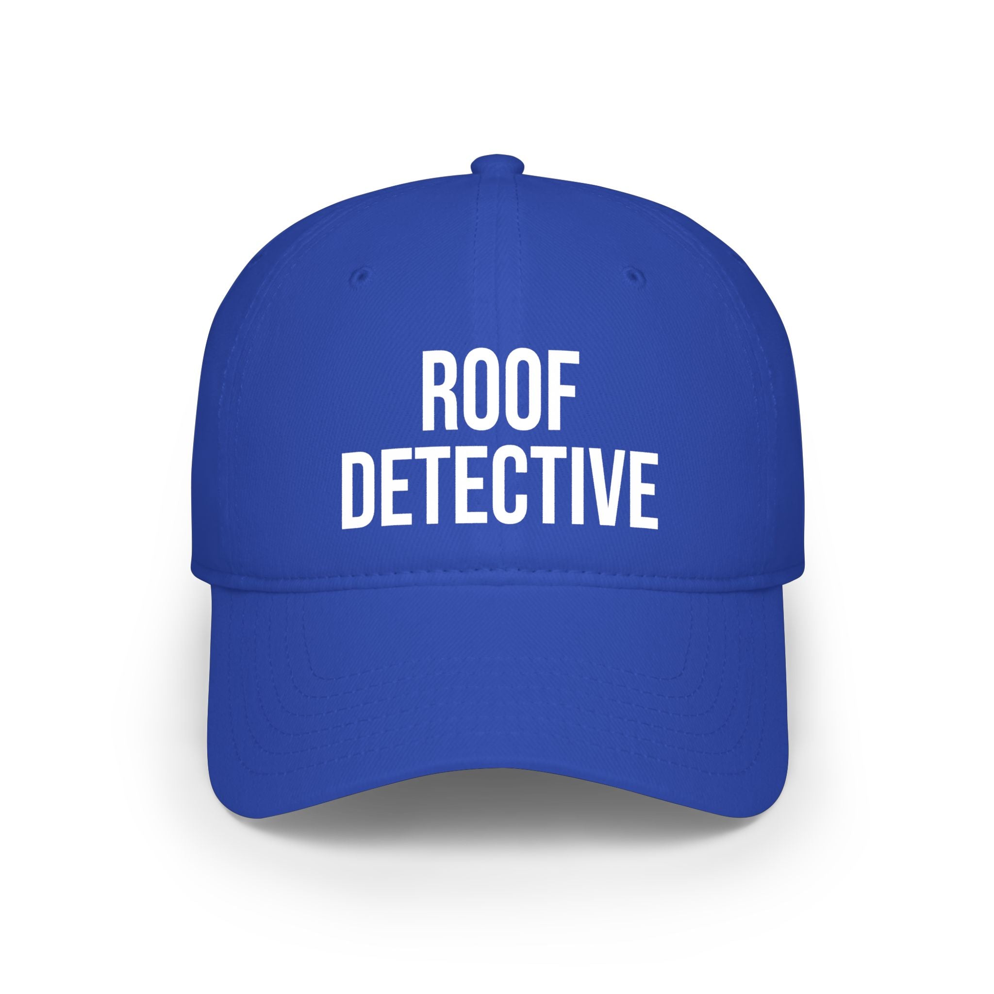 Roof Detective Cap – Embroidered Low Profile Baseball Hat for Roofers & Inspectors